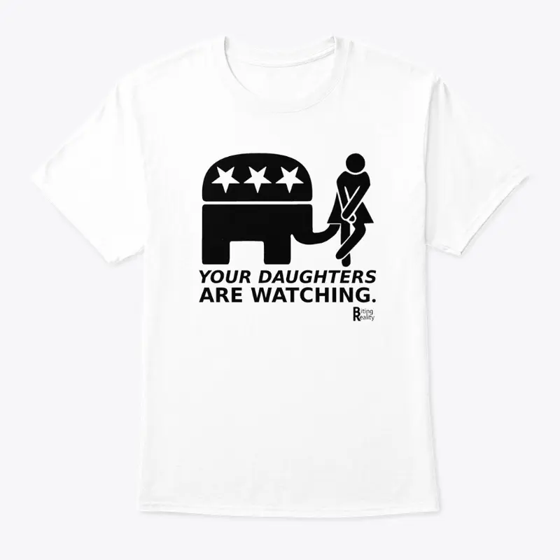 Your Daughters are Watching (black logo)