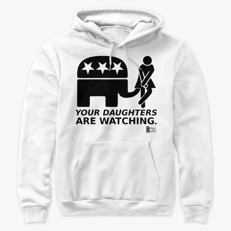 Your Daughters are Watching (black logo)